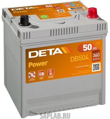 Купить запчасть  DETA - DB504 Аккумулятор автомобильный DETA DB504 50 Ач