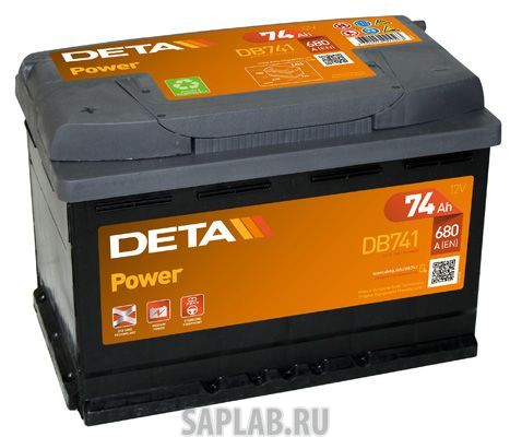 Купить запчасть  DETA - DB741 Аккумулятор автомобильный DETA DB741 74 Ач