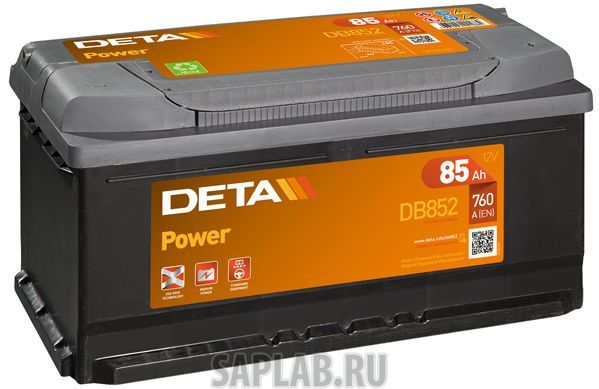 Купить запчасть  DETA - DB852 Аккумулятор автомобильный DETA DB852 85 Ач