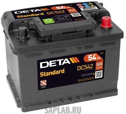 Купить запчасть  DETA - DC542 Аккумулятор автомобильный DETA DC542 54 Ач