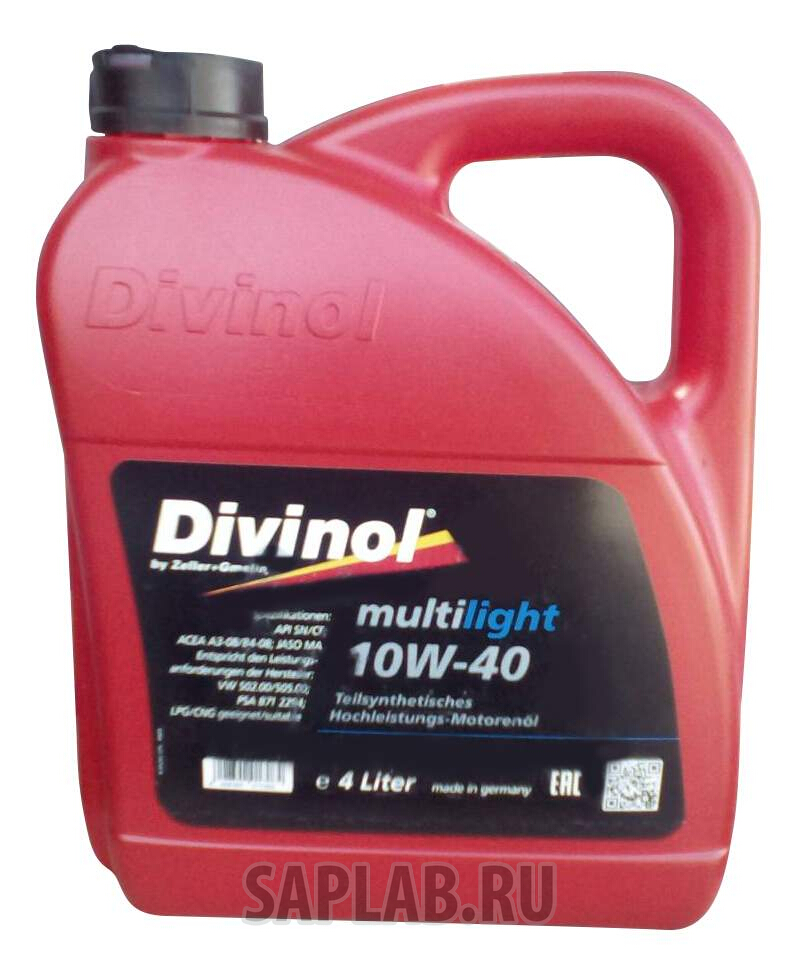 Купить запчасть DIVINOL - 49610K004 Моторное масло Divinol Multilight 10W-40 4л