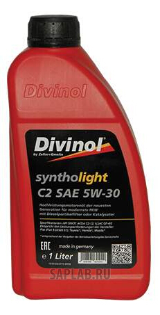 Купить запчасть DIVINOL - 49700C069 Моторное масло Divinol Syntholight C2 5W-30 1л