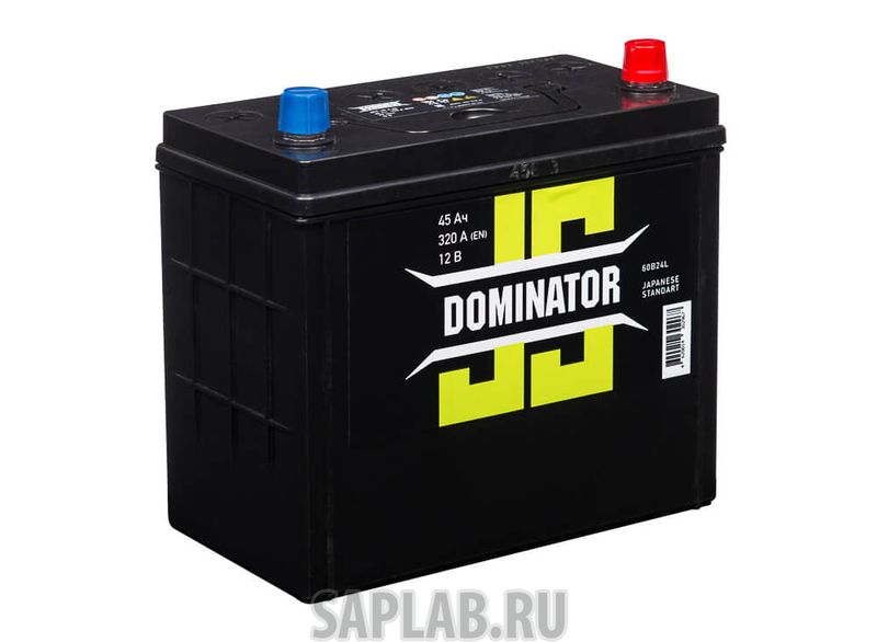 Купить запчасть  DOMINATOR - 6СТ45 Аккумулятор DOMINATOR (JIS) 45А/ч обратная полярность