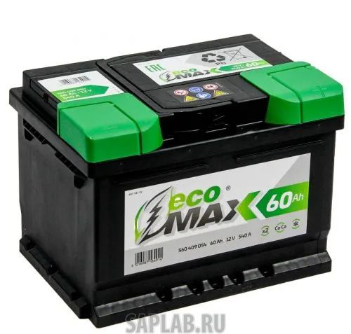 Купить запчасть  ECOMAX - 560409054 Аккумулятор EcoMax 6СТ-60.0 (560 409 054) низкий