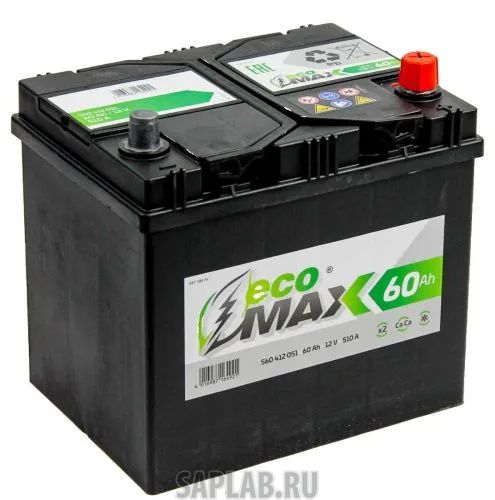 Купить запчасть  ECOMAX - 560412051 Аккумулятор EcoMax 6СТ-60.0 (560 412 051) яп.ст