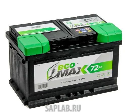 Купить запчасть  ECOMAX - 572409068 Аккумулятор EcoMax 6СТ-72.0 (572 409 068) низкий