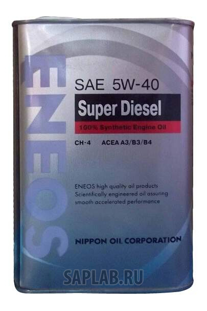 Купить запчасть ENEOS - 8801252021674 Моторное масло Eneos Super Diesel Synthetic SAE 5W-40 0,946л