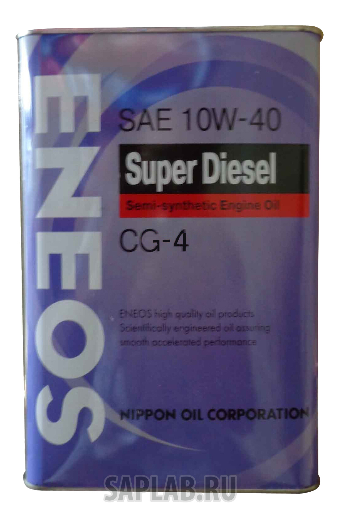 Купить запчасть ENEOS - 8801252021971 Моторное масло Eneos Super Diesel Semi-Synthetic SAE 10W-40 4л