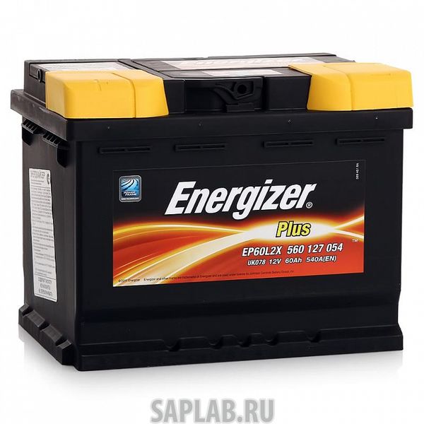 Купить запчасть  ENERGIZER - EP60L2 Аккумулятор легковой "ENERGIZER" Plus 60Ач о/п 560 408 054 L2