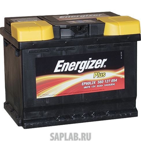 Купить запчасть  ENERGIZER - EP60L2X Аккумулятор легковой "ENERGIZER" Plus 60Ач п/п 560 127 054 L2