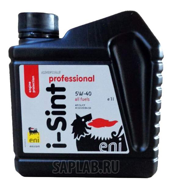 Купить запчасть ENI - 8423178020946 Моторное масло Eni I-Sint Professional 5W-40 1л