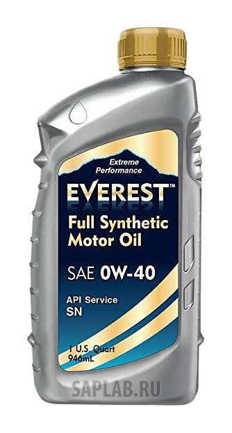 Купить запчасть EVEREST - FP04000EV01LFS Моторное масло Everest Full Synthetic 0W-40 1л