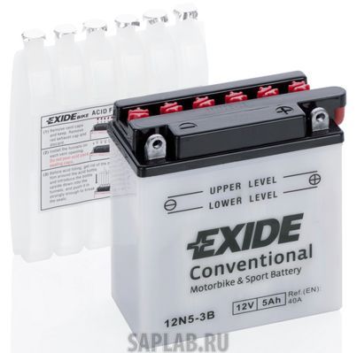 Купить запчасть  EXIDE - 12N53B Аккумулятор автомобильный EXIDE 12N5-3B