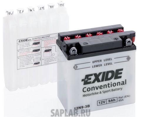 Купить запчасть  EXIDE - 12N93B Аккумулятор автомобильный EXIDE 12N9-3B 9 Ач