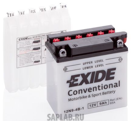 Купить запчасть  EXIDE - 12N94B1 Аккумулятор автомобильный EXIDE 12N9-4B-1 9 Ач