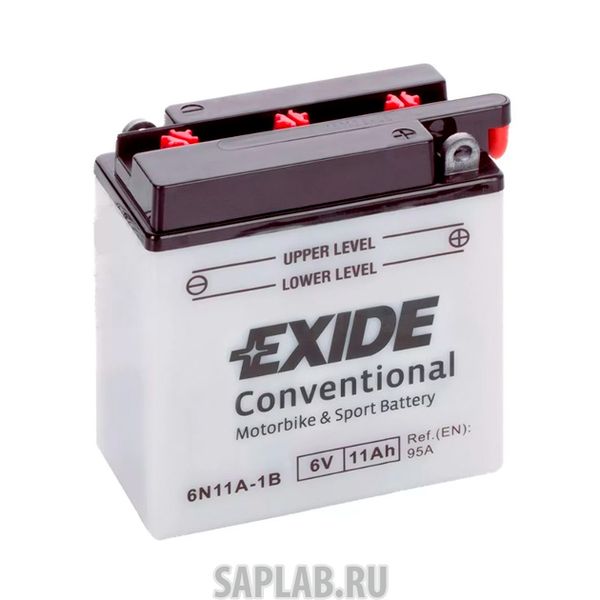 Купить запчасть  EXIDE - 6N11A1B Аккумуляторная Батарея Exide Standart [6v 11ah 95a] EXIDE арт. 6N11A-1B