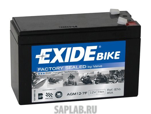 Купить запчасть  EXIDE - AGM127F Аккумулятор автомобильный EXIDE AGM12-7F 7 Ач