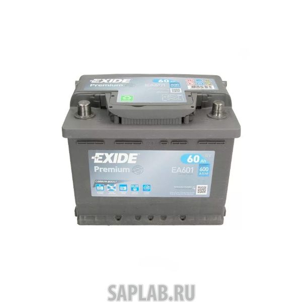 Купить запчасть  EXIDE - EA601 Exide Ea601 аккумуляторная Батарея 19.5/17.9 Рус 60ah 600a Carbon Boost EXIDE EA601