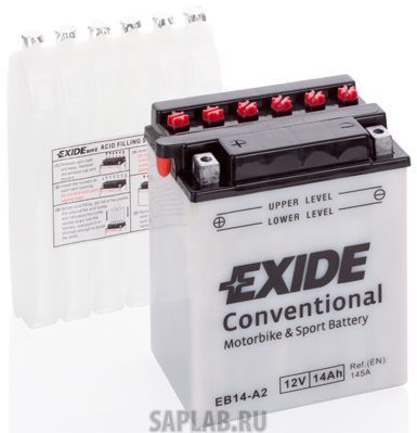 Купить запчасть  EXIDE - EB14A2 Аккумулятор автомобильный EXIDE EB14-A2 14 Ач