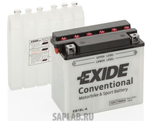 Купить запчасть  EXIDE - EB18LA Аккумулятор автомобильный EXIDE EB18L-A 18 Ач