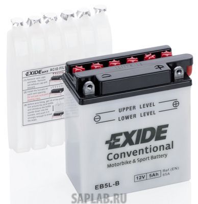 Купить запчасть  EXIDE - EB5LB Аккумулятор автомобильный EXIDE EB5L-B 5 Ач