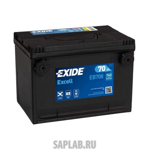 Купить запчасть  EXIDE - EB708 Батарея аккумуляторная EXIDE EXCELL EXIDE EB708