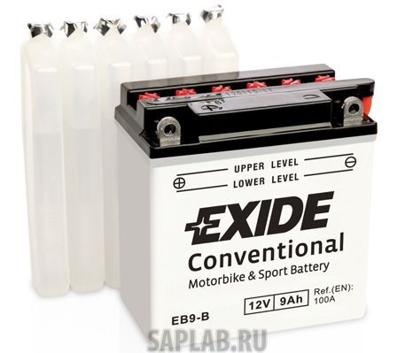 Купить запчасть  EXIDE - EB9B Аккумулятор автомобильный EXIDE EB9-B 9 Ач