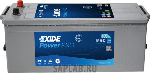 Купить запчасть  EXIDE - EF1853 Аккумулятор автомобильный EXIDE EF1853 185 Ач