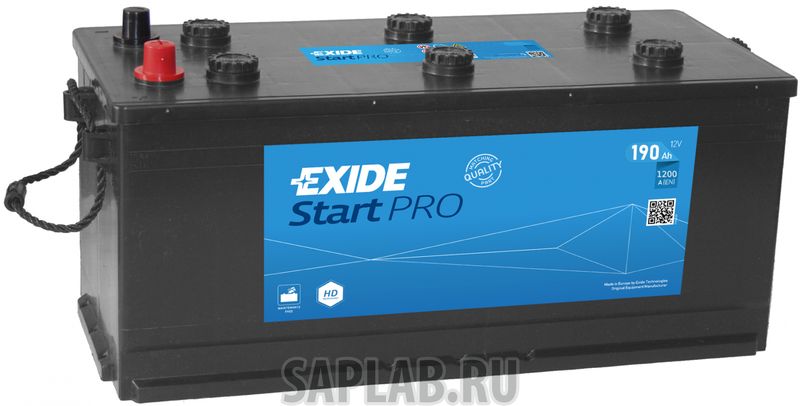 Купить запчасть  EXIDE - EG1903 Аккумулятор автомобильный EXIDE StartPRO 12V 190Ah 1100A B3