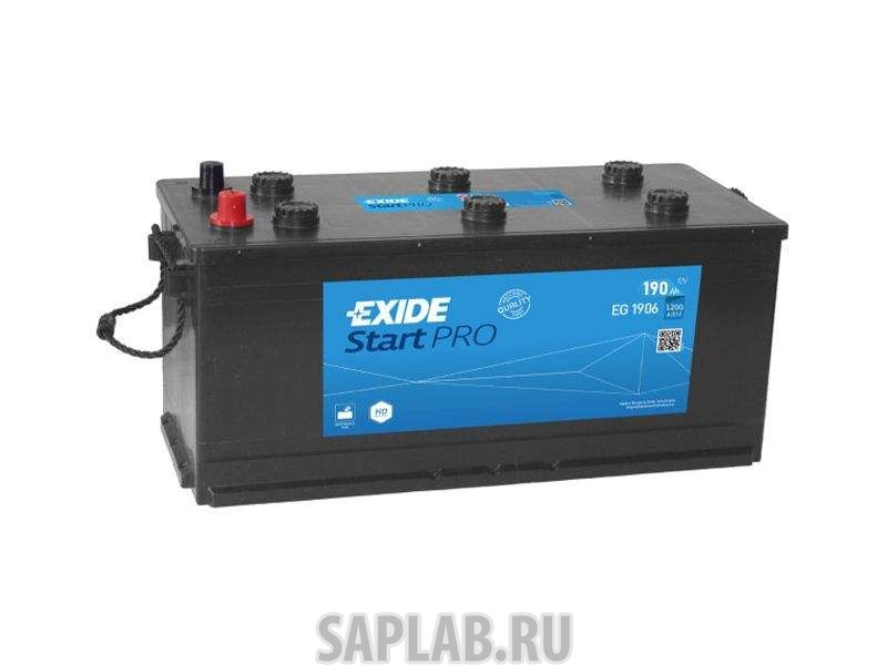 Купить запчасть  EXIDE - EG1906 Аккумулятор Exide Heavy Duty 190 A/Ч (Eg 1906)(-/+) 12v 1100 A En   510х218х225 EG1906