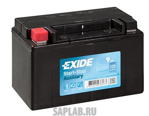 Купить запчасть  EXIDE - EK091 Аккумулятор автомобильный EXIDE EK091 9 Ач