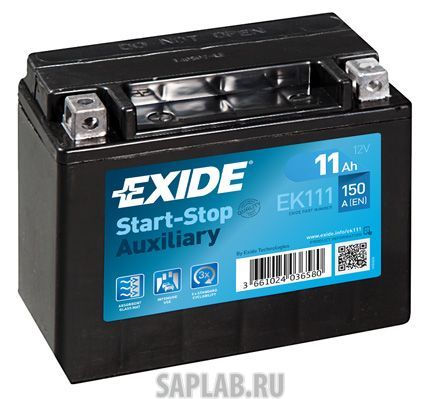 Купить запчасть  EXIDE - EK111 Аккумулятор автомобильный EXIDE EK111 11 Ач