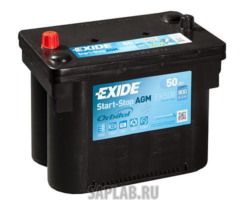 Купить запчасть  EXIDE - EK508 Аккумулятор автомобильный EXIDE EK508 50 Ач