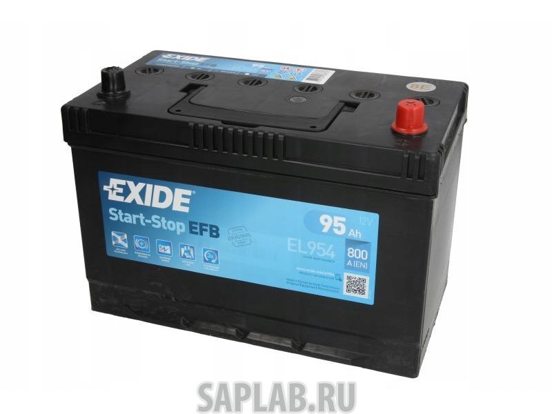 Купить запчасть  EXIDE - EL954 Аккумулятор автомобильный EXIDE Start-Stop EFB 12V 95Ah 800A B1 el954