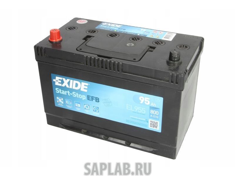 Купить запчасть  EXIDE - EL955 Аккумулятор автомобильный EXIDE Start-Stop EFB 12V 95Ah 800A B1 el955