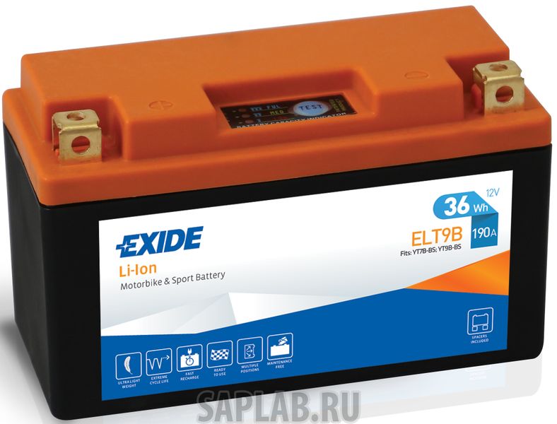 Купить запчасть  EXIDE - ELT9B Аккумулятор EXIDE ELT9B