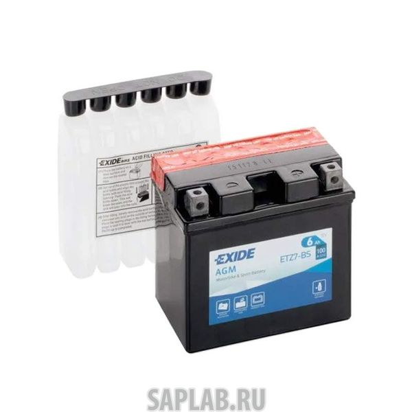 Купить запчасть  EXIDE - ETZ7BS Аккумулятор автомобильный EXIDE ETZ7-BS 6 Ач