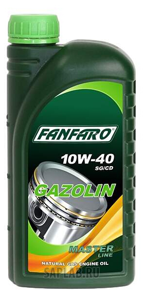 Купить запчасть FANFARO - 17061 Моторное масло Fanfaro Gazolin 10W-40 1л