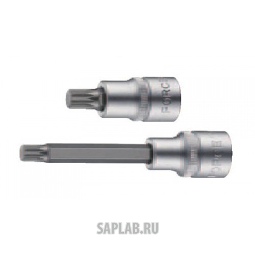 Купить запчасть FORCE - 34810008 34810008 1/2" Головка-бита Spline М08 L=100mm без отверст.