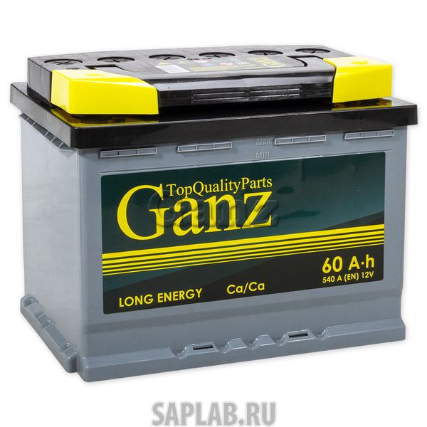 Купить запчасть  GANZ - GA600 Аккумулятор Ganz 60 А/Ч Обр 242x175x190 En540 Ganz Ga600 GANZ арт. GA600