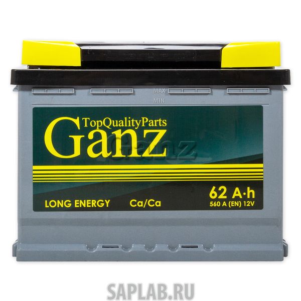 Купить запчасть  GANZ - GA620 Аккумулятор GANZ 62 А/ч ОБР 242x175x190 EN560 GANZ GA620