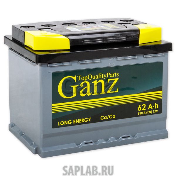 Купить запчасть  GANZ - GA621 Аккумулятор Ganz 62 А/Ч 242x175x190 En560 Ganz Ga621 GANZ арт. GA621