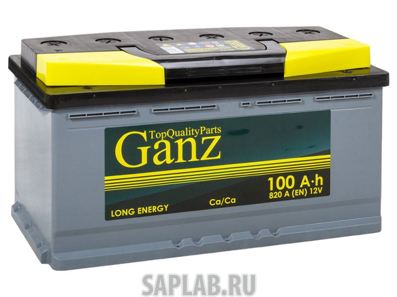 Купить запчасть  GANZ - GANZ1003L Аккумулятор GANZ 100 А/ч 353x175x190 EN820 ganz1003l