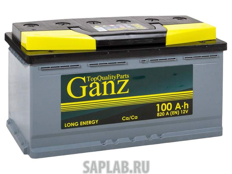 Купить запчасть  GANZ - GANZ1003R Аккумулятор GANZ 100 А/ч ОБР 353x175x190 EN820 ganz1003r