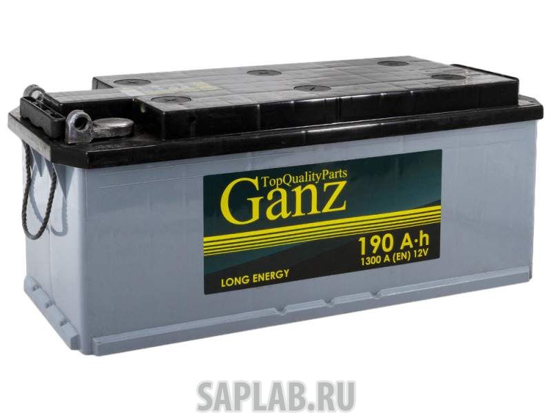 Купить запчасть  GANZ - GANZ1903LB Аккумулятор GANZ 190.4 А/ч R+ 514х218х210 EN1300 под болт ganz1903lb