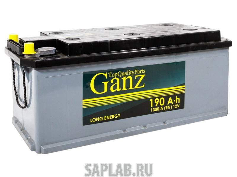 Купить запчасть  GANZ - GANZ1903RK Аккумулятор GANZ 190.3 А/ч L+ 514х218х210 EN1300 EURO ganz1903rk