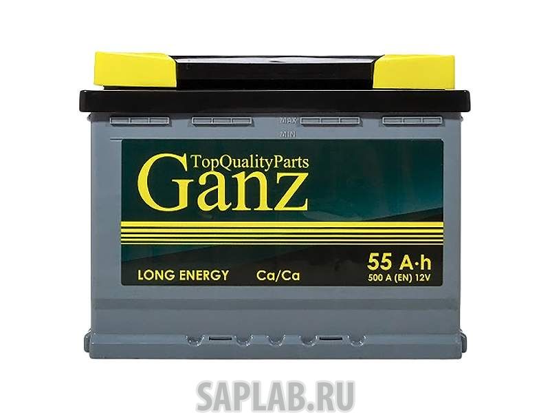 Купить запчасть  GANZ - GANZ553R Аккумулятор GANZ 55 А/ч ОБР 242x175x190 EN500 ganz553r