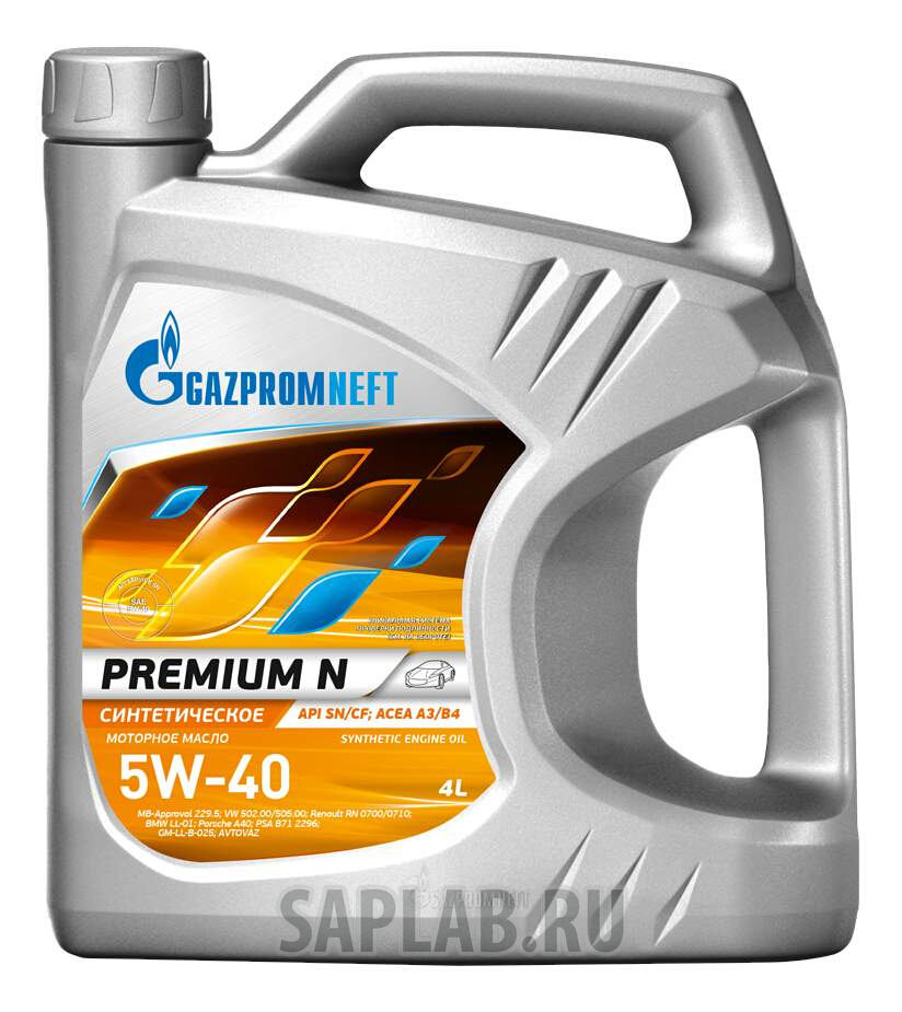 Купить запчасть GAZPROMNEFT - 2389900144 Моторное масло Gazpromneft Premium N 5W-40 4л