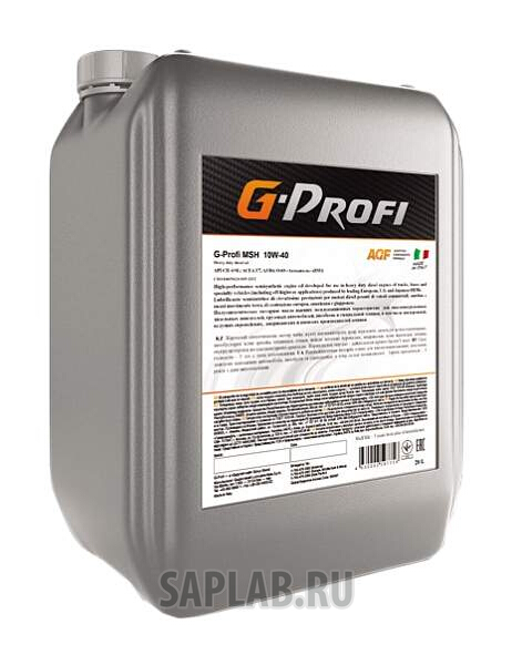 Купить запчасть GAZPROMNEFT - 253130325 Моторное масло Gazpromneft G-Profi MSH 10W-40 20л