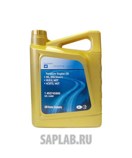 Купить запчасть GENERAL MOTORS - 93747620 Моторное масло General Motors Dexos1 5W-30 3,8л